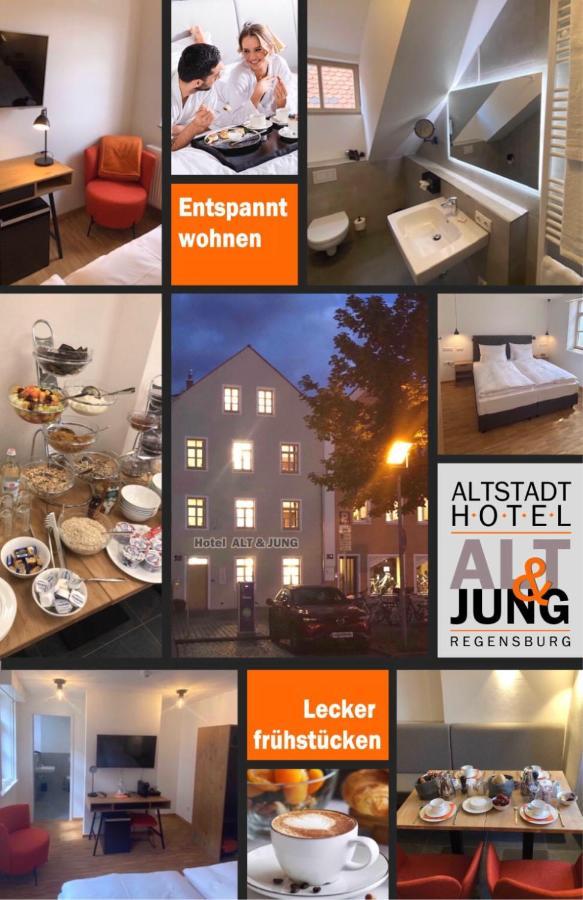 Altstadthotel Alt & Jung Regensburg Exterior foto
